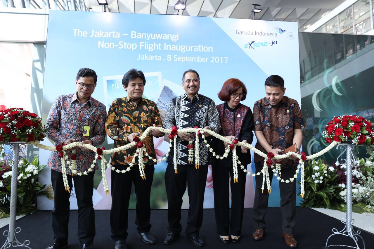 Garuda Indonesia Terbangi Rute Jakarta-Banyuwangi