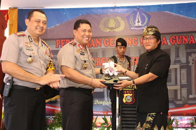 Kapolda Bali Resmikan Gedung Serba Guna “Pesat Gatra” Polresta Denpasar