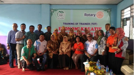 Rotary District 3410 Berkarya di PAUD Pelangiku Jombang