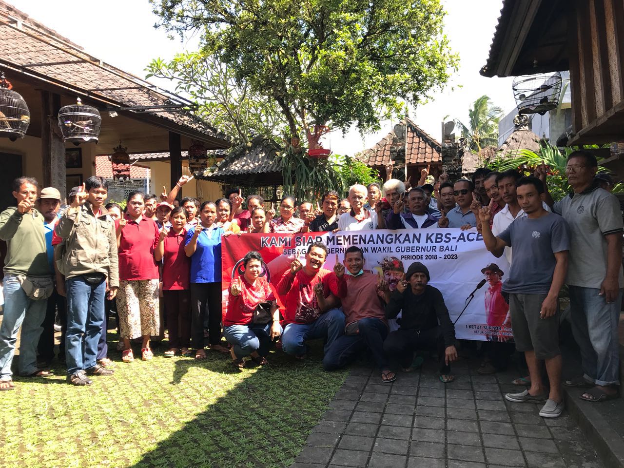 Serentak! Puluhan Desa dan Banjar di Tabanan Deklarasi Dukung Koster-Ace