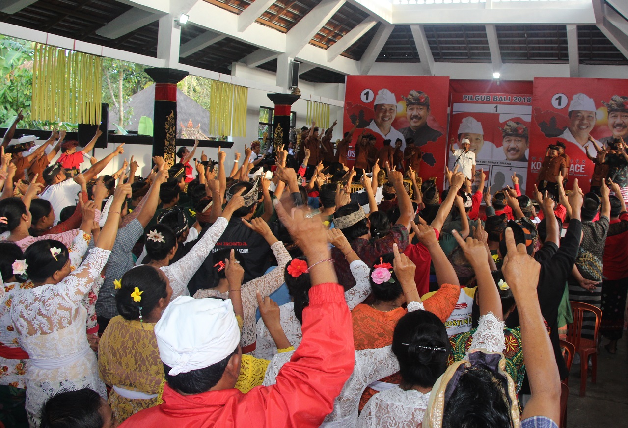 Koster Optimis Raih 80 Persen Suara di Bangli