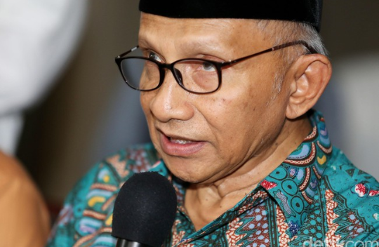 Amien Rais Dipolisikan Karena Sebut Partai Setan dan Partai Allah