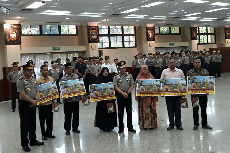 Keluarga Polisi yang Gugur di Mako Brimob Dapat Bantuan Rumah