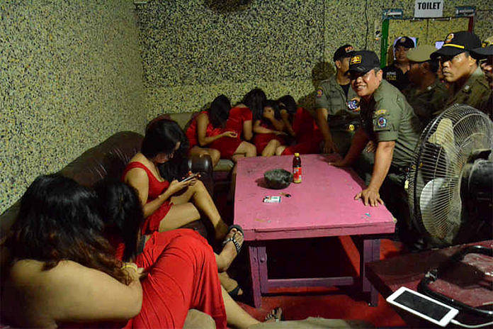 Tidak Punya Identitas, Enam Cewek Kafe Diamankan Satpol PP Kota Denpasar