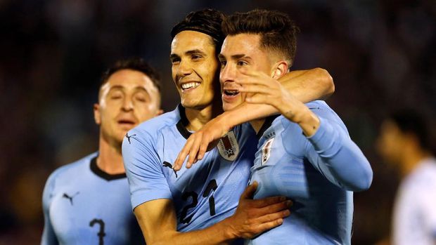 Jelang Piala Dunia 2018, Uruguay Menang 3-0 Atas Uzbekistan