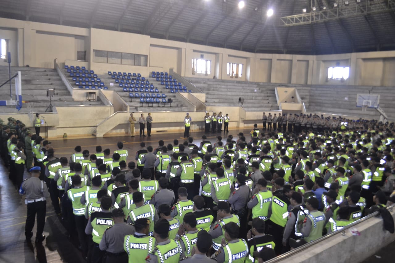 Aparat Polres Badung Siap Kawal Logistik Pemilu dan Pemungutan Suara