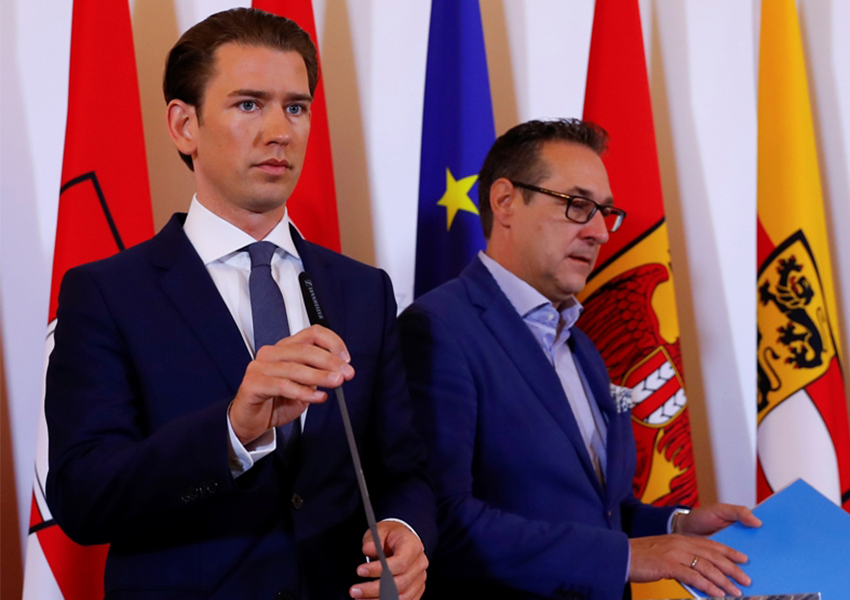 Kanselir-Austria-Sebastian-Kurz-dan-Wakil-Kanselir-Heinz-Christian-Strache