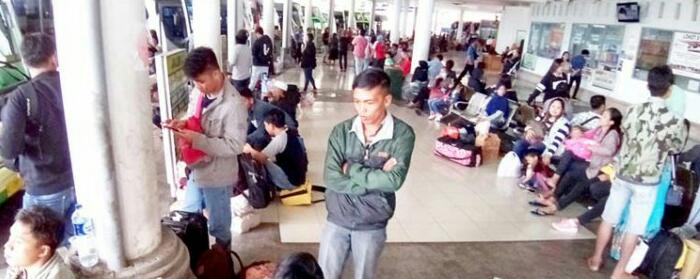 Pemudik Via Terminal Mengwi Badung Melonjak Drastis