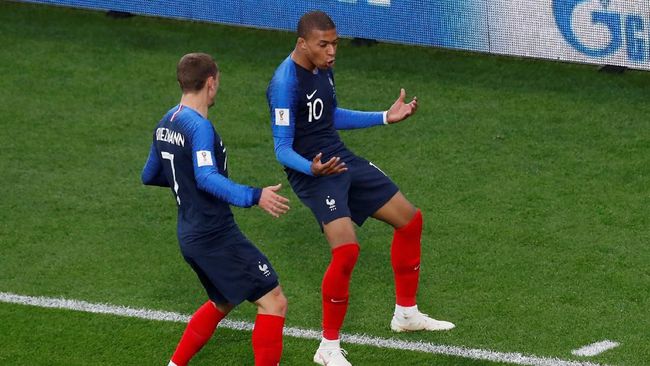 Perancis ke-16 Besar Usai Kalahkan Peru di Piala Dunia 2018