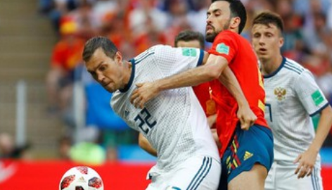 Spanyol 1-1 Rusia, Laga Berlanjut ke Babak Tambahan
