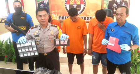 Ditangkap, Pengedar Narkoba Nantang Anggota Polres Badung Berkelahi