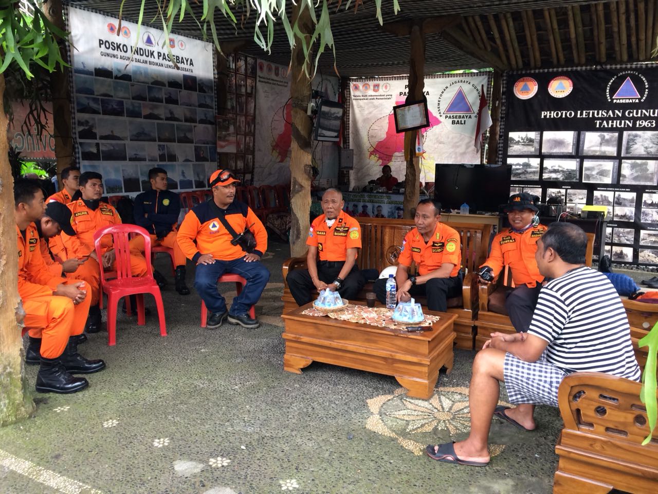 Basarnas Kunjungi Pasebaya Agung,Komitmen Tangani Erupsi Gunung Api