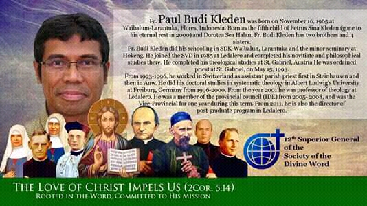 Putra Flores Timur, Pastor Paul Budi Kleden Terpilih Jadi Pimpinan SVD Sedunia