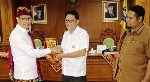 Wakil Bupati Badung Terima Kunjungan Bupati Lambata NTT