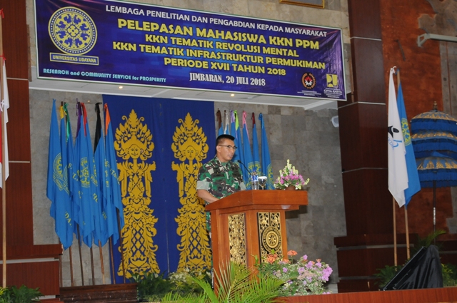 Pangdam IX/Uadayana, Terorisme Dan Narkoba Merupakan Kejahatan Luar Biasa Yang Merusak Generasi Muda