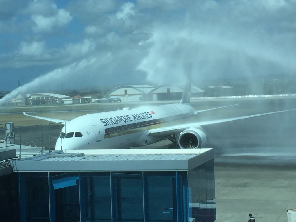 Singapore Airlines Lakukan Penerbangan Perdana Boeing 787-10 Dreamliner ke Bali