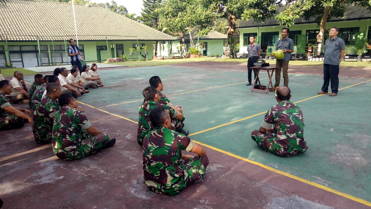 Kodim 1610 Klungkung DiKunjungi Tim Sosialisasi KPT Gas LPG