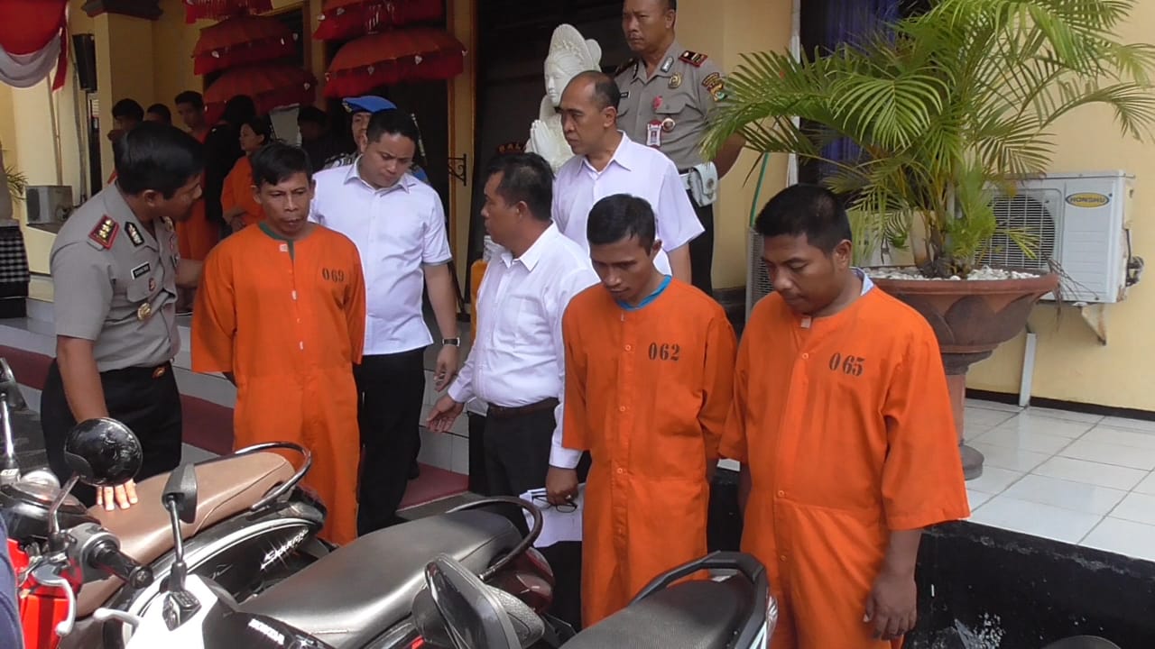 Polisi Ringkus Tiga Pelaku Aksi Curanmor
