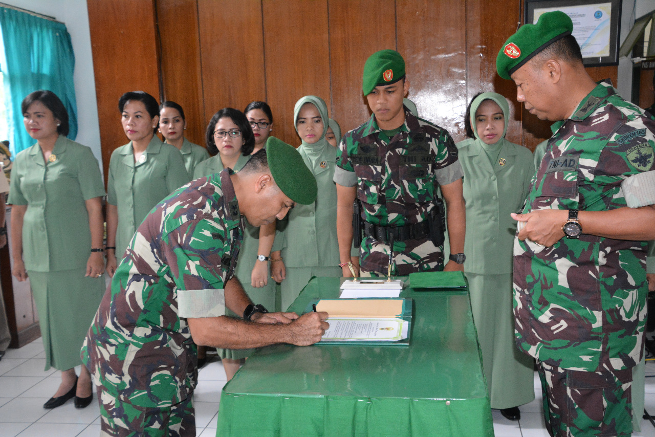Serah Terima Jabatan Kasrem 163 Wira Satya