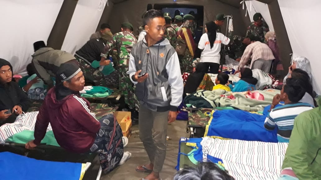 Dua Ribuan Relawan Dikirim Ke Bali Dan Lombok