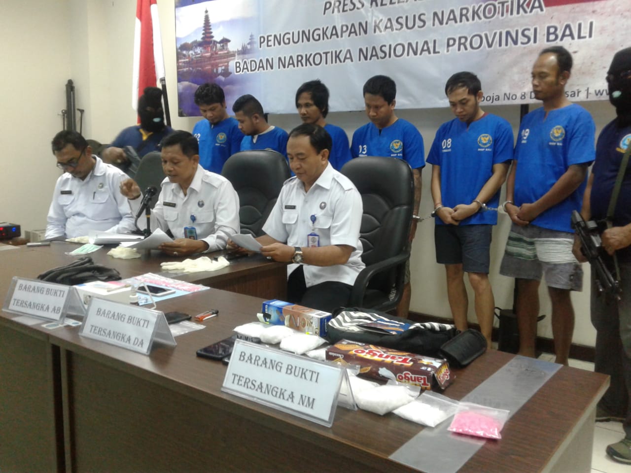 BNN Bali Gagalkan Peredaran 650 Gram Sabu Dan 342 Butir Ekstasi