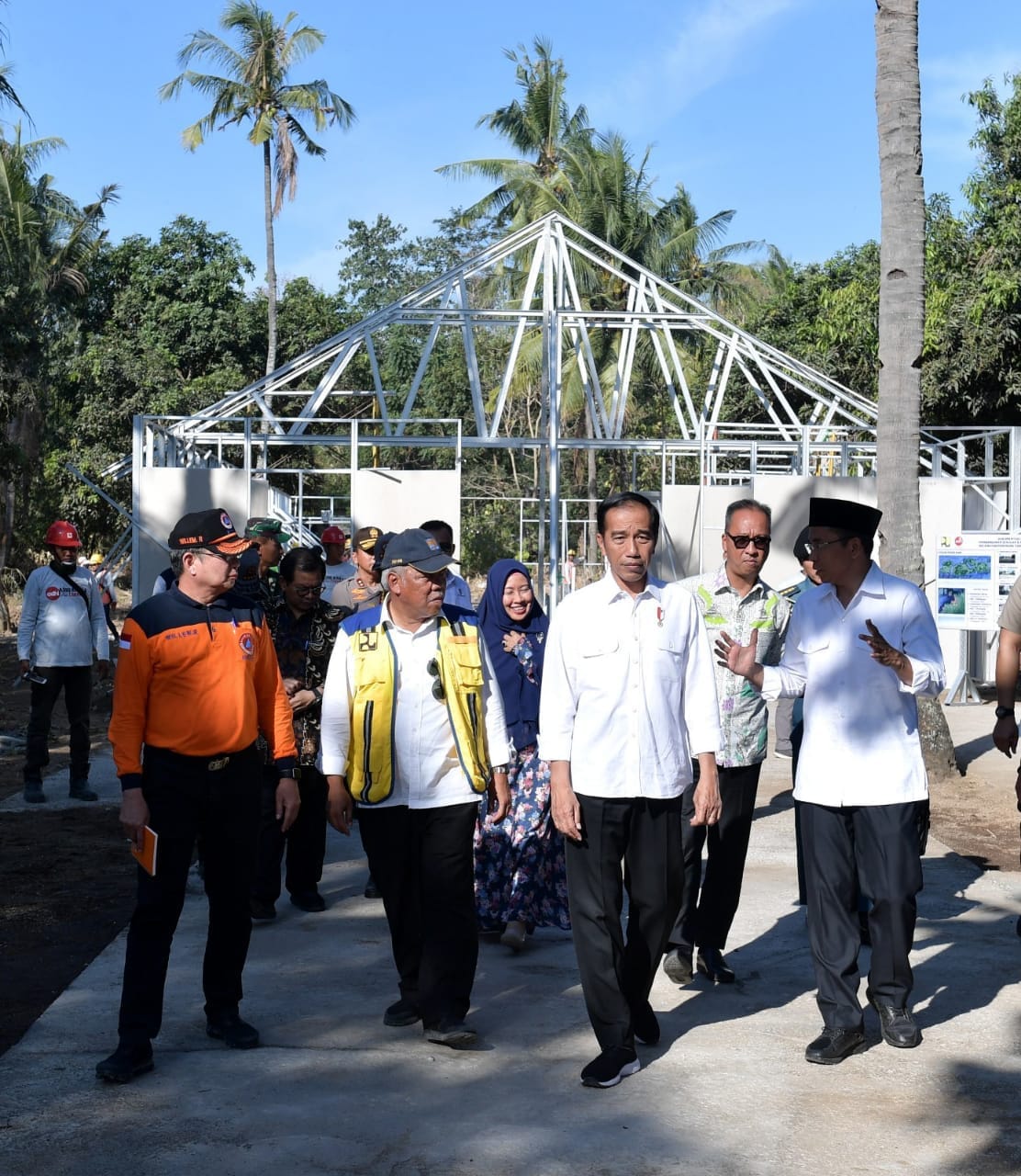 Presiden Minta Bangun Rumah Di NTB Dengan Konstruksi Tahan Gempa
