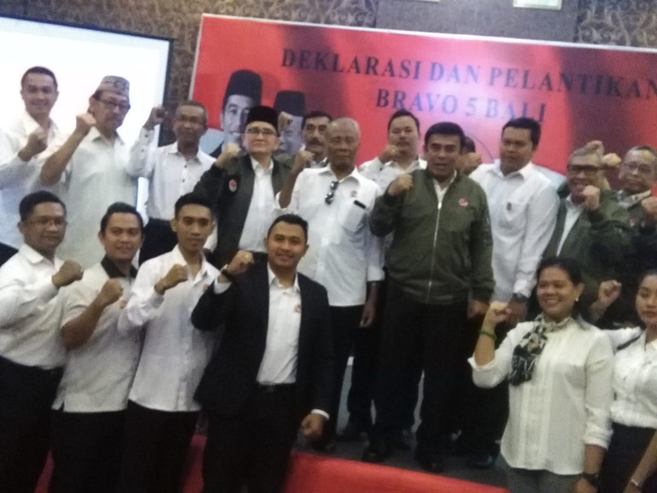 Relawan Bravo 5 Bali Untuk Jokowi-Amin Dideklarasikan