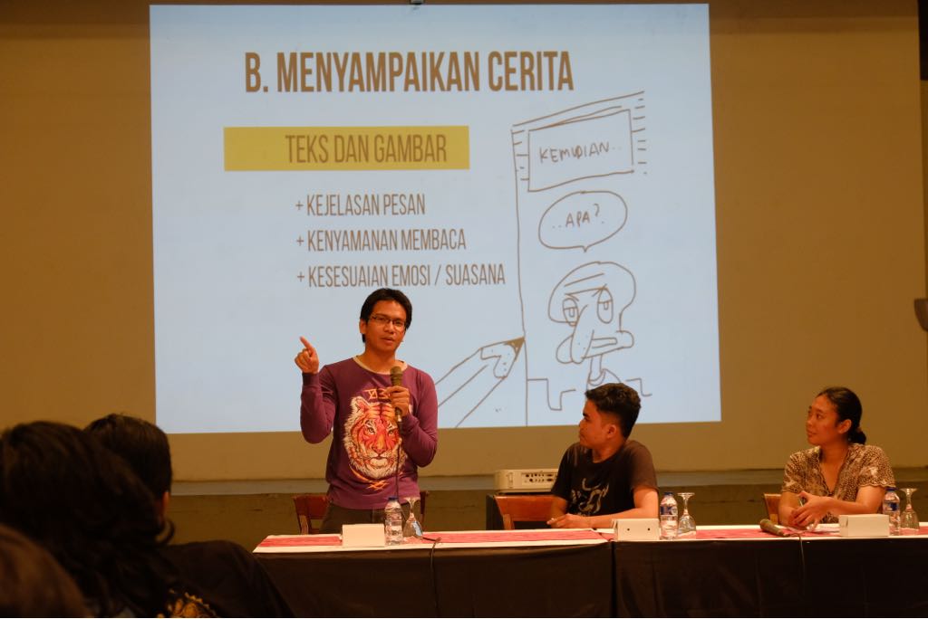 Kelas Kreatif Bentara : Membuat Komik Bersama Komunitas Comicotopia Bali