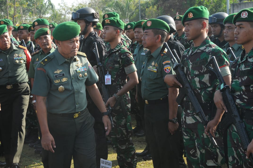 Peresmian Patung GWK, Kasdam Cek Kesiapan PAM VVIP