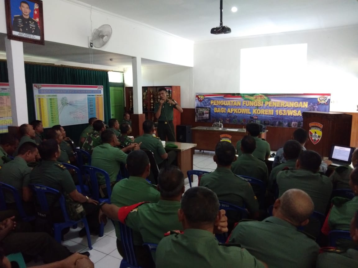 Ini Pesan Kapenrem 163/ Wira Satya, Bijaksana Bermedsos dan Waspadai Hoax