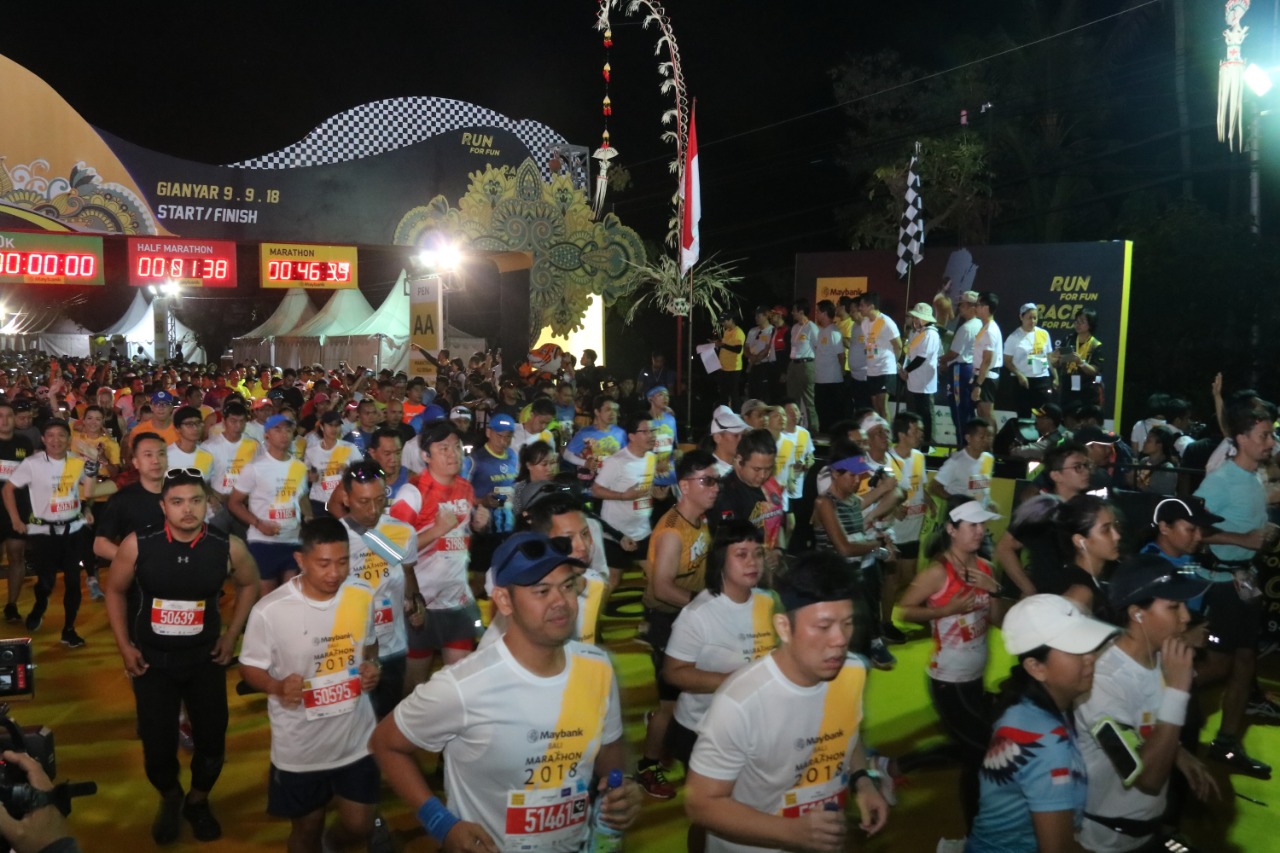Pengamanan Maybank Bali Marathon 2018 Berjalan Lancar