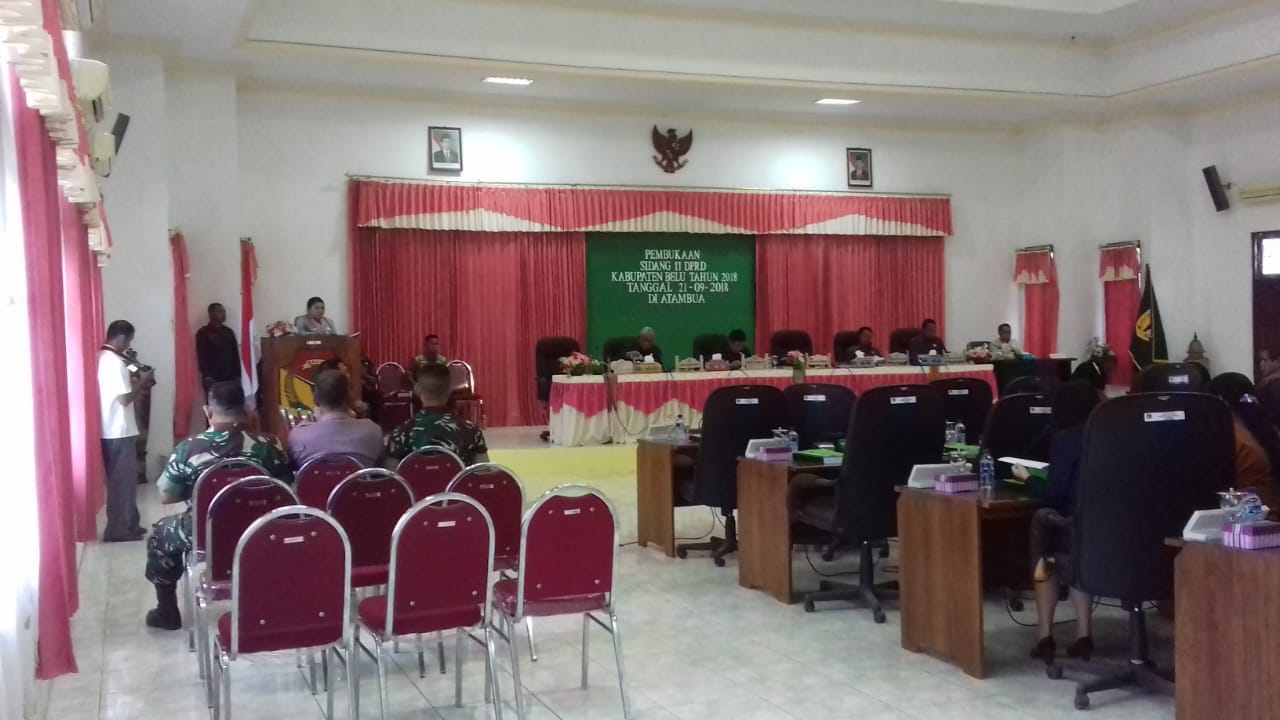 Sidang II DPRD Kabupaten BeluTahun 2018 Resmi Dibuka