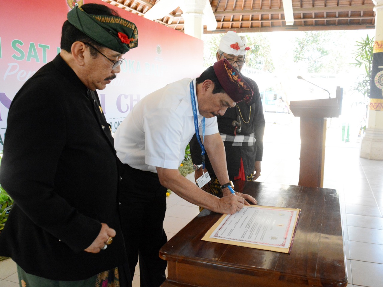 Piagam Sakenan Bali Dideklarasikan