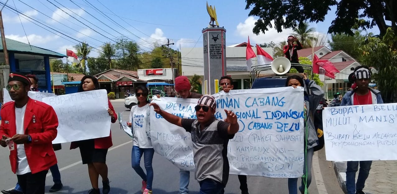 GMNI Atambua Desak Bupati Belu Mundur Dari Jabatan