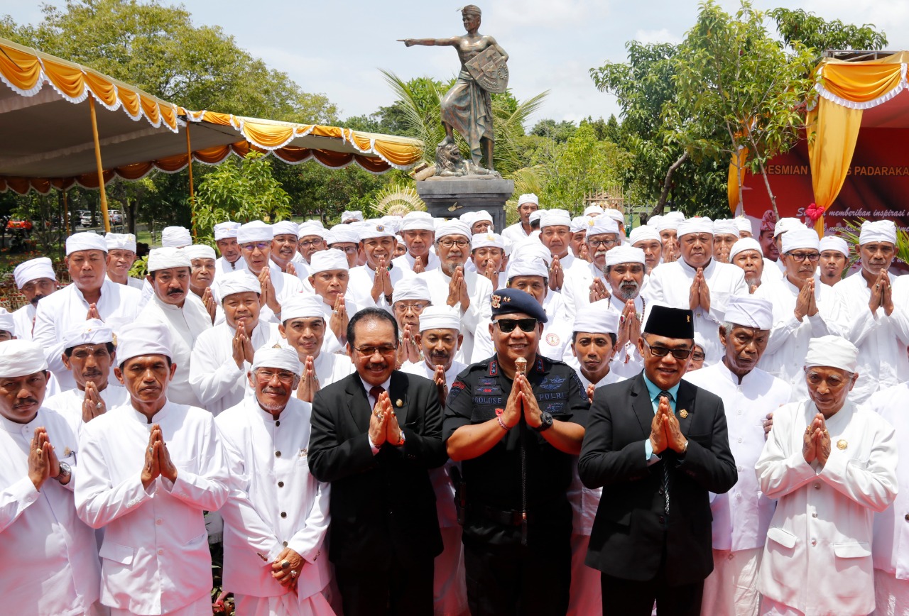 Disucikan 88 Pemangku, Patung Simbol Perlawanan Rakyat Bali Terhadap Narkoba dan Premanisme Diresmikan