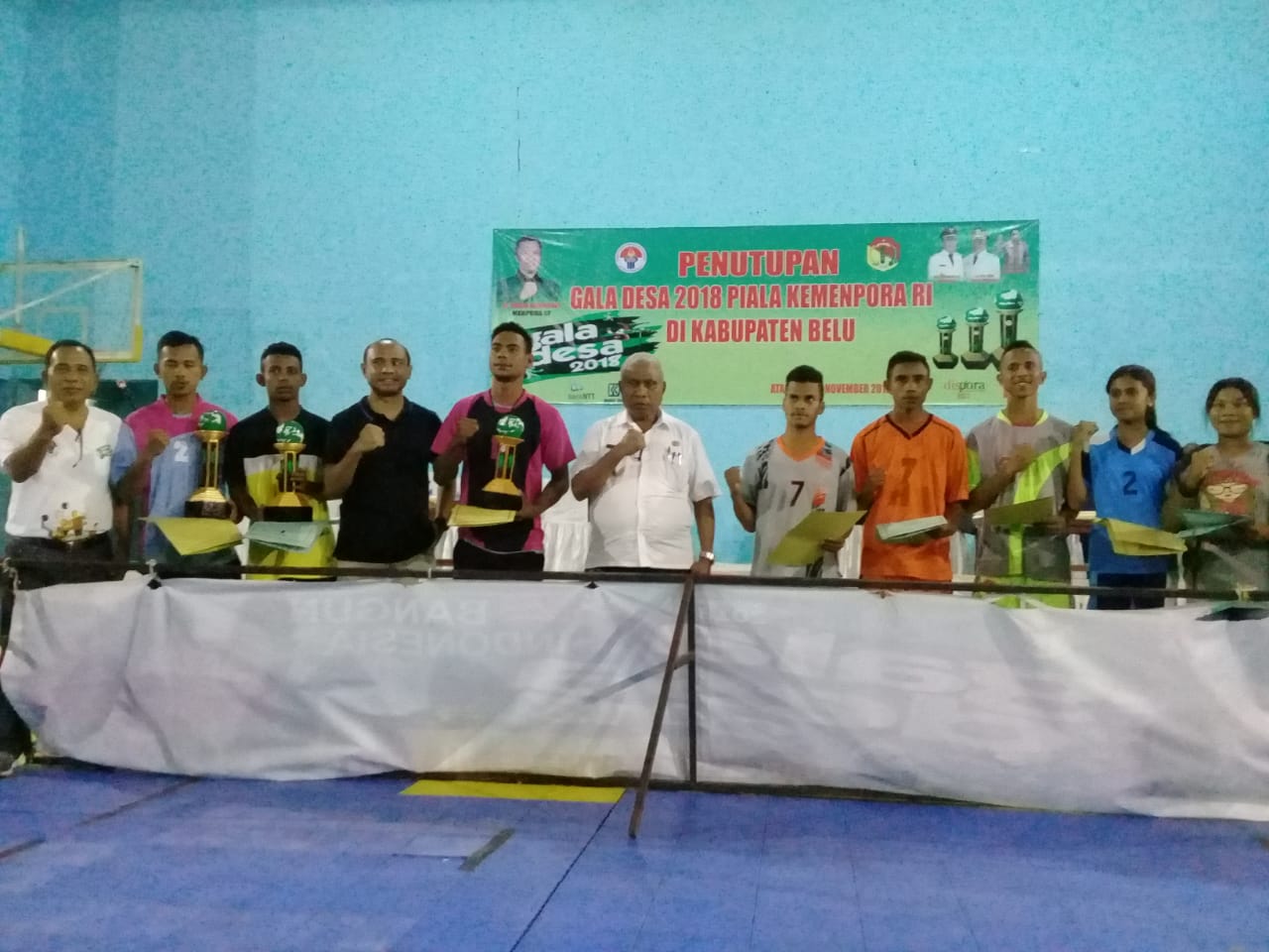 Pihak Kemenpora Beri Apresiasi Atas Kesuksesan Gala Desa 2018 Tingkat Kabupaten Belu