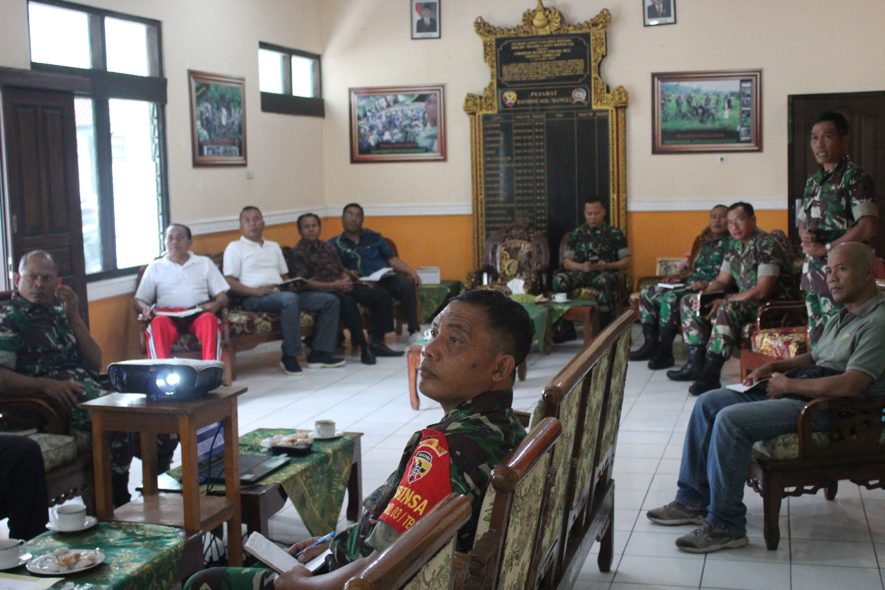 Persiapan TMMD, Kodim Bangli Gelar Rapat Koordinasi