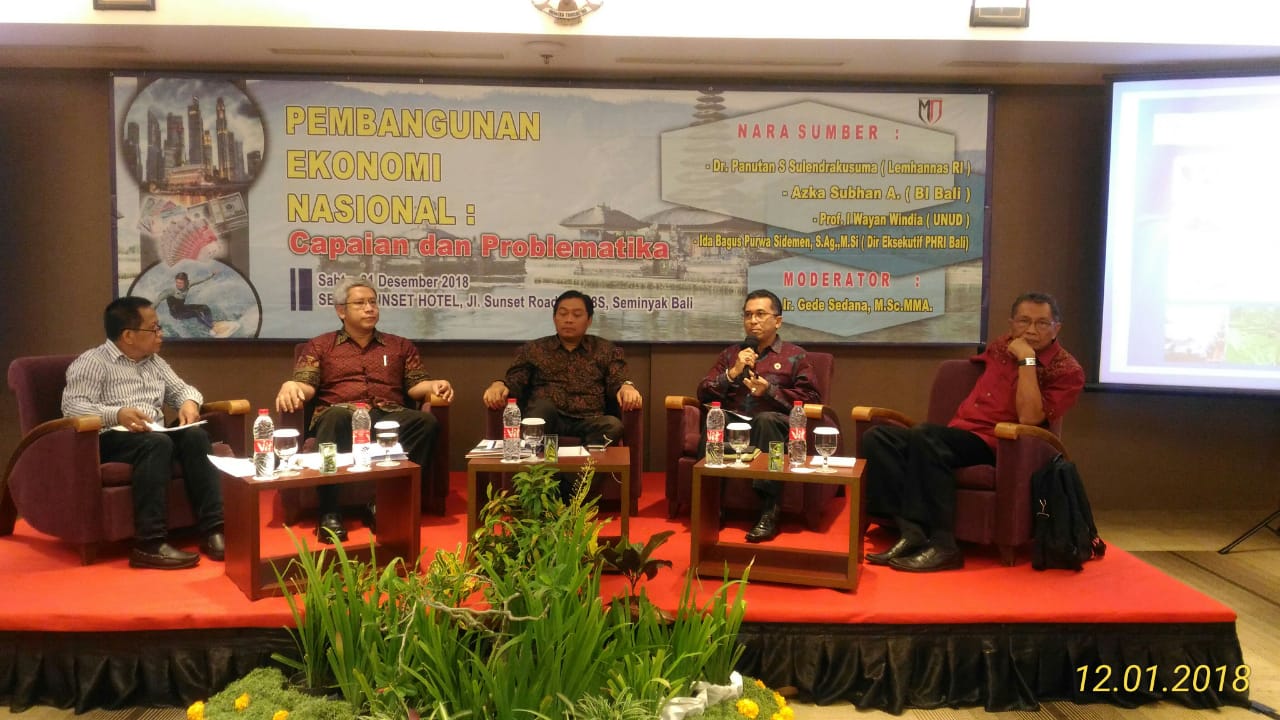 PHRI Petakan Tantangan Pembangunan Nasional Dari Bali