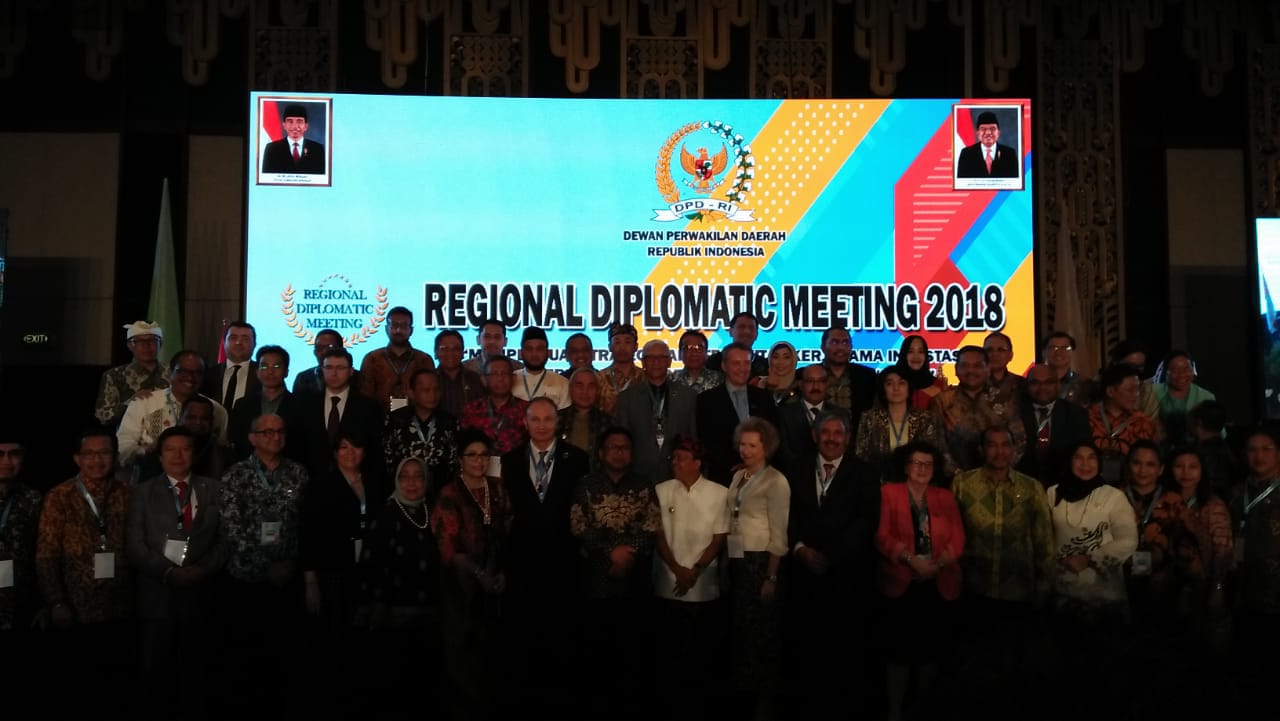 DPD Ajak Puluhan Duta Besar Bertemu Di DRM Kuta