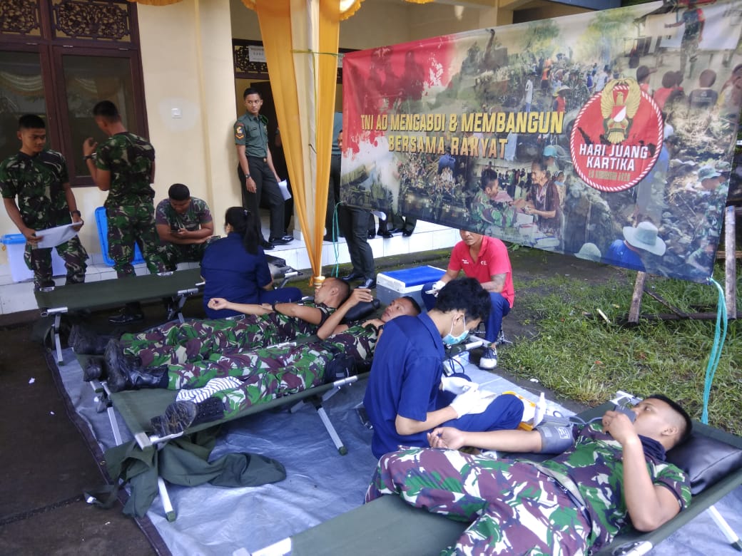 Kodim Dan Dinsos Gianyar Bersinergi Laksankan Bhakti Sosial