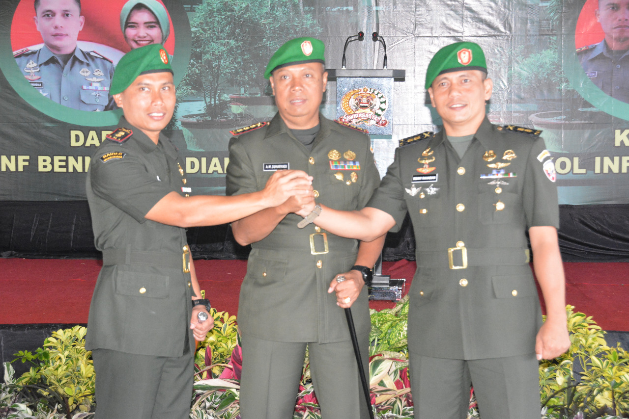 Danrem Wira Satya Pimpin Serah Terima Jabatan Dandim Karangasem Yang Baru