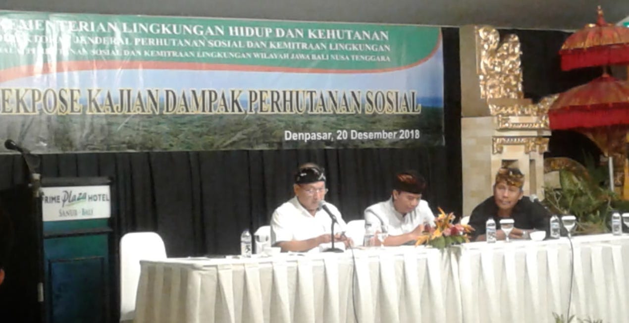 BPSKL Jawa Bali Nusra Kementerian Kehutanan Ekspose Kajian Dampak Perhutanan Sosial