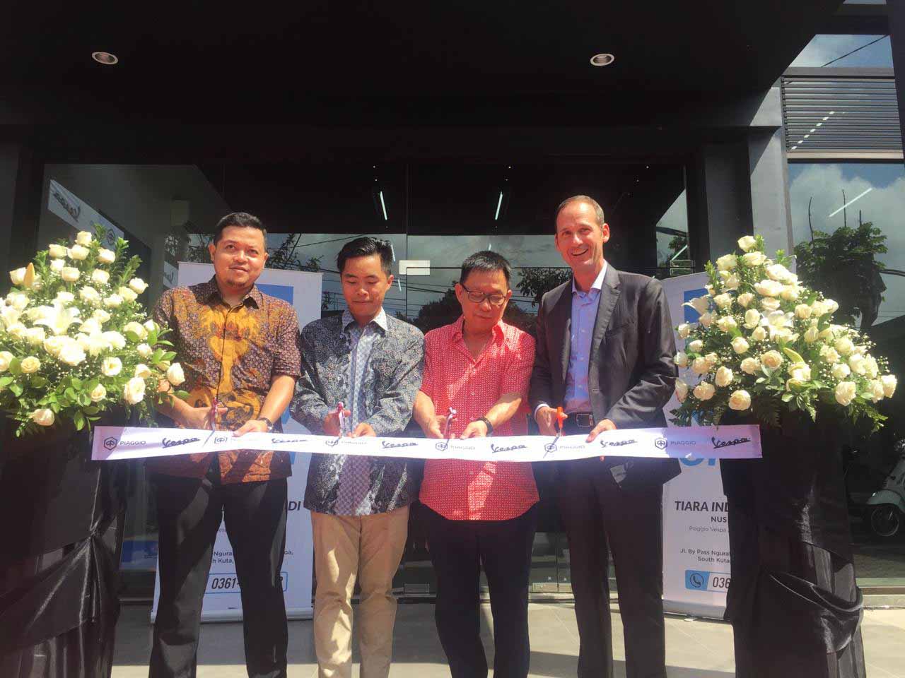 Menutup Tahun 2018 : PT Piagio Indonesia Membuka Diler Ke 38 Di Indonesia Di Nusa Dua Bali