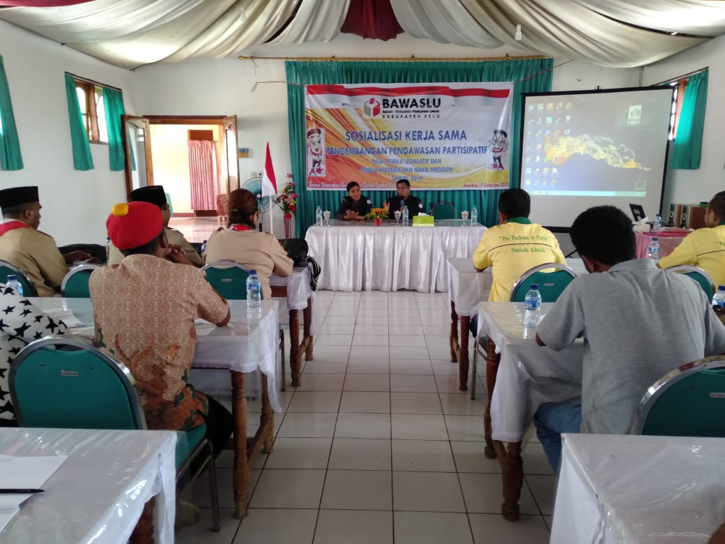 Bawaslu Belu Lakukan Sosialisasi Kerjasama Pengembangan Pengawasan Partisipatif