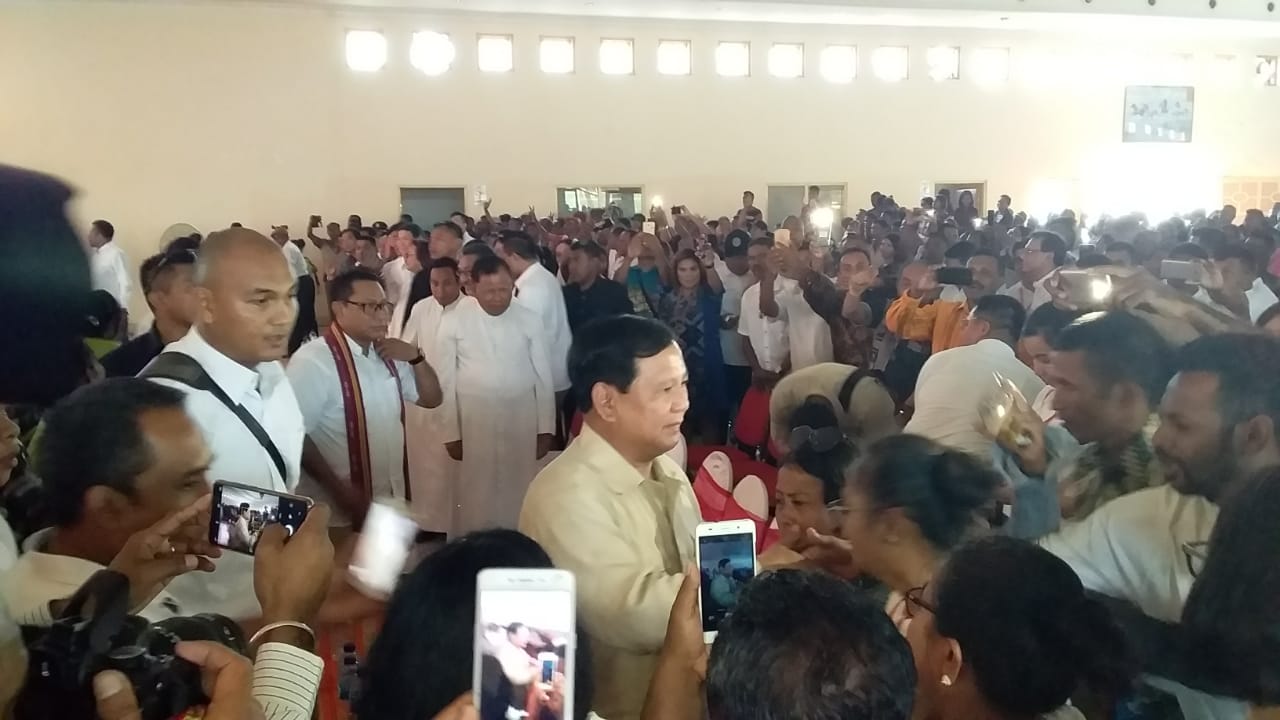 Capres Nomor Urut 2 Rayakan Natal Bersama Masyarakat Perbatasan RI-RDTL