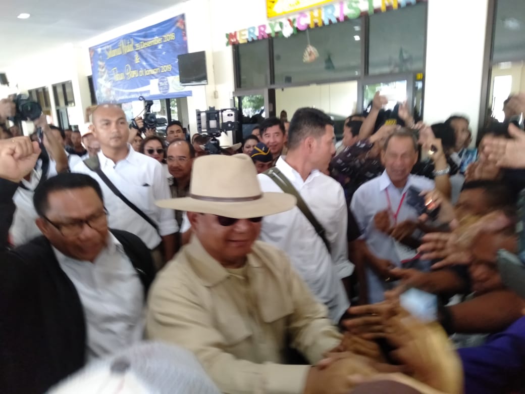 Prabowo Subianto Lakukan Kunjungan Ke Wilayah Belu Perbatasan RI-RDTL