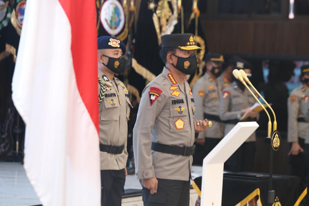 Kapolri Terima Laporan Korps Rapor Kenaikan Pangkat Kepala BNN RI Komjen Pol Dr. Petrus R. Golose