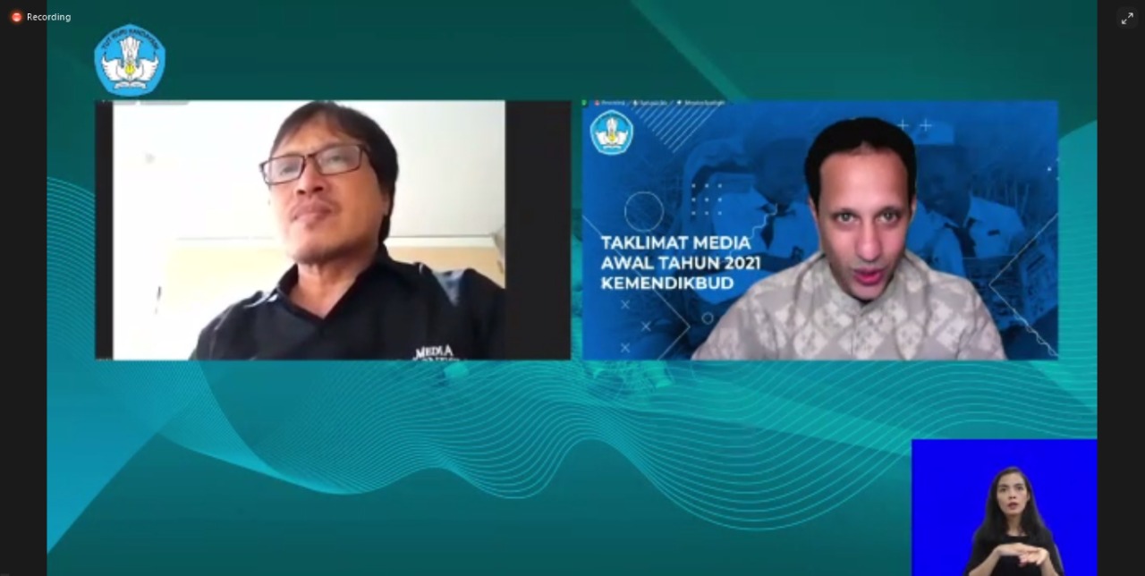 Kemendikbud Sampaikan Capaian Tahun 2020 dan Sasaran Tahun 2021