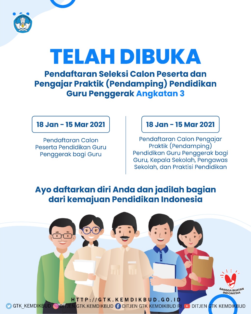 Kemendikbud Buka Pendaftaran Seleksi Pendidikan Guru Penggerak Angkatan Ketiga