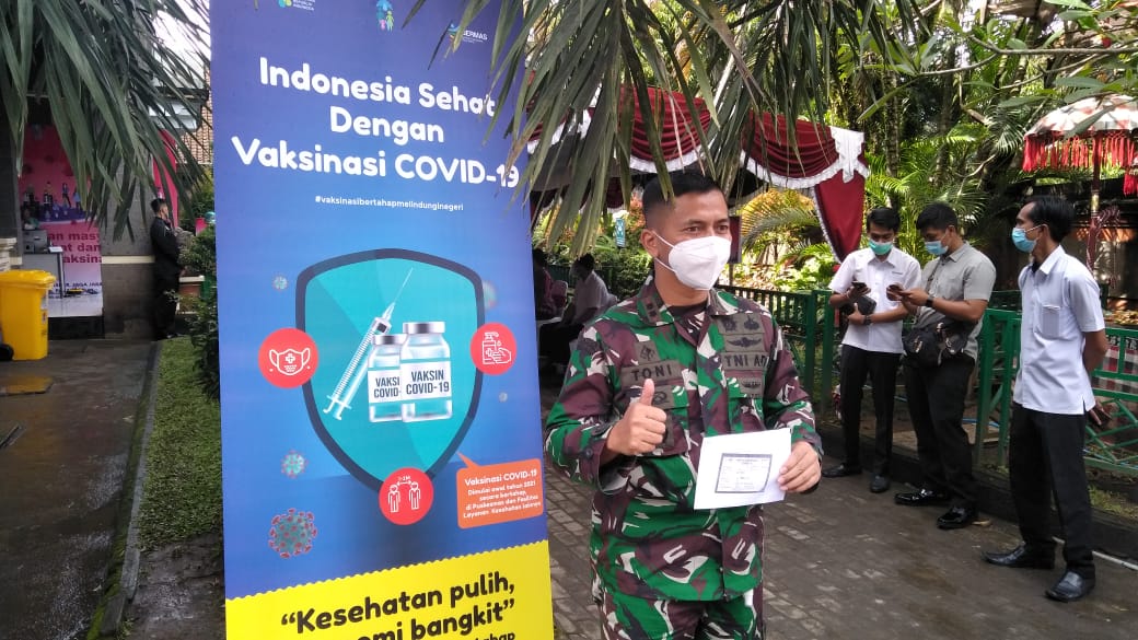 Tabanan Suntikan 40 Vaksin Covid-19 Perdana